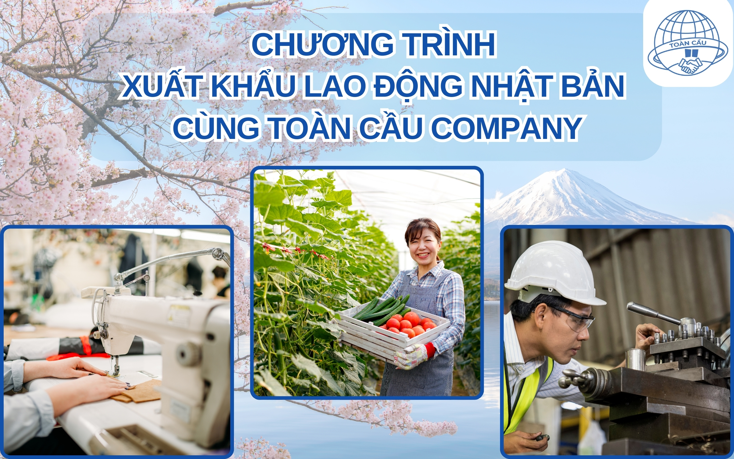 Chương trình xuất khẩu lao động Nhật Bản cùng Toàn Cầu Company